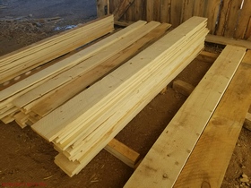 1" pine
                          boards at the Greenleaf sawmill